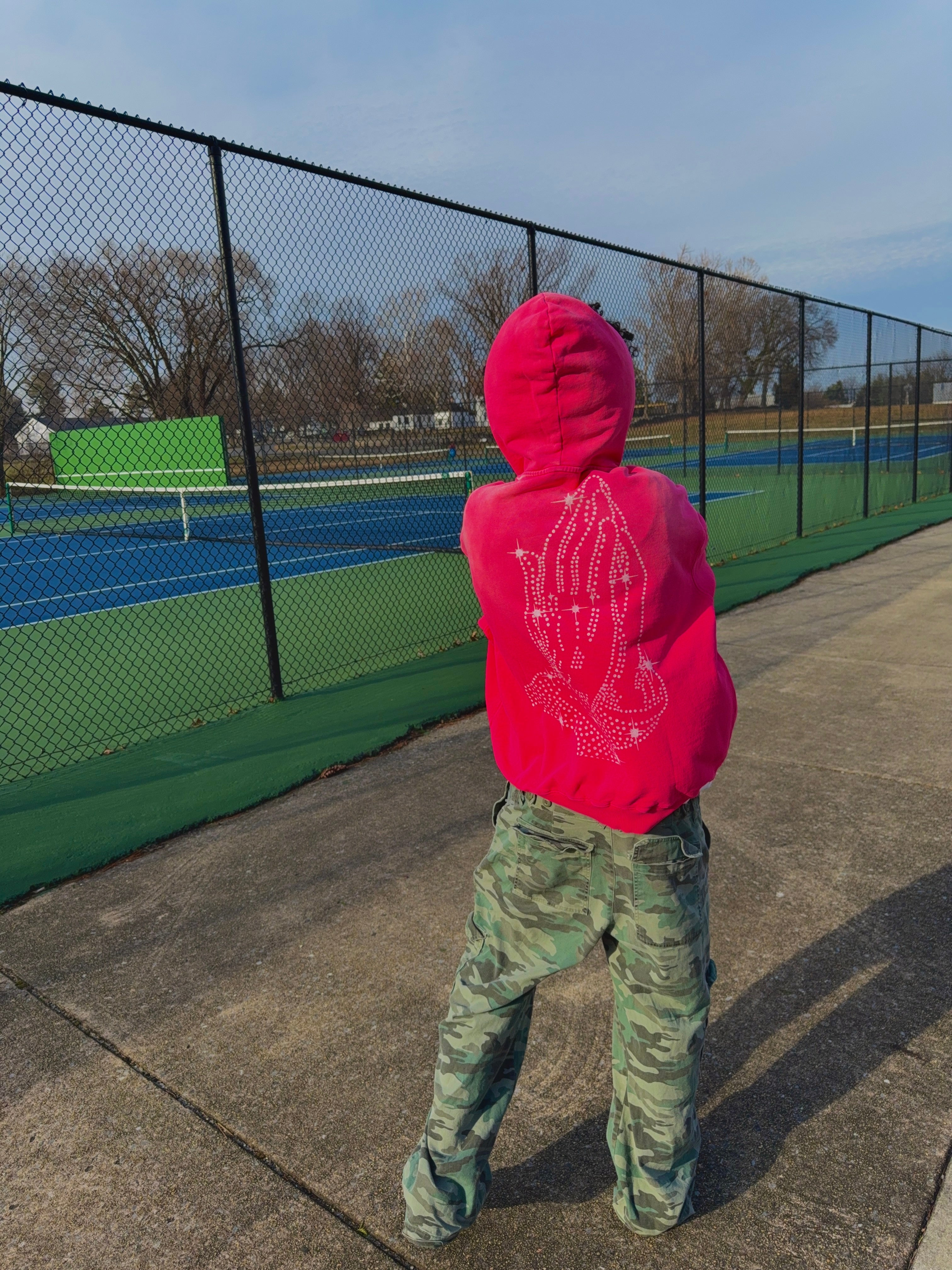 "VYRE" Heavyweight Sunfade Oversized Hoodie