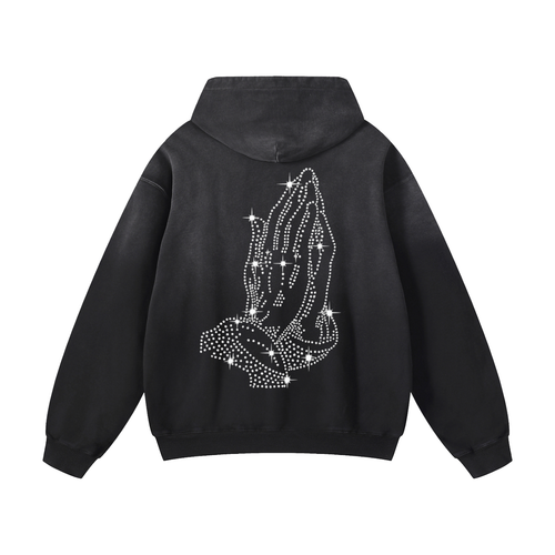 "VYRE" Heavyweight Sunfade Oversized Hoodie